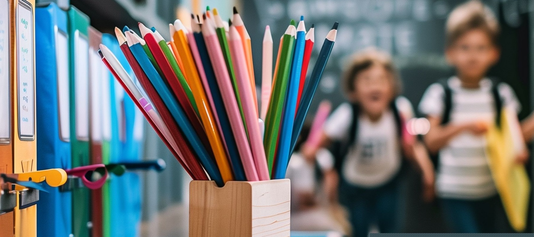 Foto: Marco Verch, Quelle: ccnull - https://ccnull.de/index.php/foto/schulstart-bunte-stifte-und-aktenordner-im-klassenzimmer-an-schulbeginn/1096512